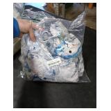 Horaldaily 6PCS Christmas Dining Chair Covers,Blue Snowman Stretch Removable Washable Slipcover Chair Protector for Dining Room Home Decor