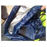 DMS PROTECTOR Gate Cheak Stroller Bag for Airplane Travel, Standard or Double Stroller Travel Bag For Airplane, Waterproof Travel Carry Bag, Large Stroller Cover, Navy