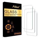 Ailun Screen Protector for iPhone 16 / iPhone 15 / iPhone 15 Pro [6.1 Inch] Display 2 Pack Tempered Glass, Dynamic Island Compatible, Case Friendly [Not for iPhone 16 Pro 6.3 Inch].