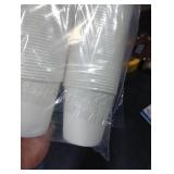 Golden Apple, 4oz Disposable White Paper Coffee Cups no lids 100ct, mini coffee cups