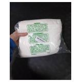 Barossa Design Fabric Shower Curtain Cotton Blend 78 inch Long, Honeycomb Waffle Weave, Hotel Luxury, Heavy Weight, Spa, Washable, White, 72x78