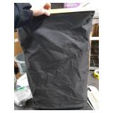 WZKALY Toilet Paper Basket 48L, Toilet Paper Storage with Lid for up to 18-24 Rolls, Waterproof Bathroom Storage Organizer Bin Container with Bamboo Lid, Non-Slip Bottom (Black)