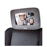 GoldBug Soft Sided Rear & Forward Facing Safety Mirror for Baby & Toddler - Shatter Resistant - Jumbo Baby Car Mirror
