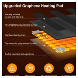 HETFOENT Heated Snow Melting Mats,13in x 10FT Heated Outdoor Mats for Winter Snow Removal,Snow and Ice Melting Mats for Proof and Sidewalks