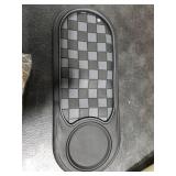 Multifunction Car Anti-Slip Mat Auto Phone Holder, Car Anti Slip Mat Phone Holder, Rotatable Anti Skid Car Dashboard Pad with Temporary Parking Number,Large Pad for Sunglasses Keys(Gray-Black)