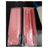 JeCar 12PCS Full Set Pink Hinge Cover Trim Kit Fit for 2007-2018 Jeep Wrangler JK JKU Door Hinge Covers & Hood Hinge Covers & Tailgate Hinge Covers