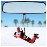 Funny Anime Car Mirror Hanging Accessories Car Pendant Reading Ornaments Auto Rearview Mirror Decoration Car Accessories Car Interior Decor