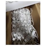 C9 Clear Christmas String Light Set, 100 Feet Vintage Christmas Tree Lights, Outdoor Roofline String Lights with 100 Clear Bulbs for Patio Garden Holiday Indoor Home Decorating, Not Connectable