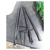 Windpnn Upgraded 4-Pack Solar Christmas Garden Stake Lights, Decorative Xmas Tree Solar Christmas Yard Stake Outdoor Waterproof Pathway Lights for Garden Patio Yard Decorations