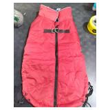 Geyecete Dog Winter Warm Coat Jacket, Windproof Snowproof, Pet Outdoor Jacket for Small to Large Dogs - Red - XXL