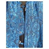 JoyPeak Corset Tops for Women,Lace Bustier Corset Lingerie top,Renaissance Overbust Corset Push Up Bodysuit (US, Alpha, Large, Regular, Regular, Big Girls, dark blue)