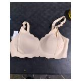 Gailife Floral Nursing Bras for Breastfeeding Comfort Maternity Bras for Pregnancy Seamless Bralettes with Extra Extender -BG,M Beige