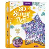 Dan&Darci 3D Light Up String Art Kit for Kids - Star Lantern Making Kits w/ 20 LEDs - Kid Gifts - Crafts Set for Girls and Boys Ages 8-12 - Gift for Age 8, 9, 10, 11, 12 Year Old Girl