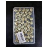 Augshy Bulk Pieces Jingle Bells 4/5Inch Craft Bell Bulk for Christmas Home and Pet Decorations (Gold)