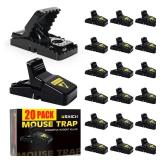 MultiPack Mouse Traps Indoor for Home,Mice Traps for House,Reusable Mouse Trap That Work,Small Mice Catchers for Home Indoor, Quick Set Mousetraps Effective