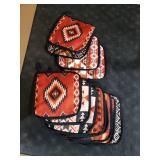 Bencailor MultiPcs Pot Holders with Pocket Kitchen Hot Potholders Hot Pad Oven Mitts Cookie Bag Oven Gloves for Kitchen Gift Baking Cooking(Dark,Vintage)