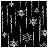 Chuangdi MultiPcs Snowflake Icicle Ornaments for Christmas Tree Twisted Glitter Icicles Acrylic Hanging Drop Decoration for Winter Xmas Holiday Party New Year Outdoor Supplies(Clear)