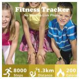 Kids Watches for Girls Boys Digital Sport Watch with Step Counter Pedometer Vibration Alarm Clock, No App Waterproof Fitness Tracker Kids Watch Boys Girls Teens Students Ages 5-16