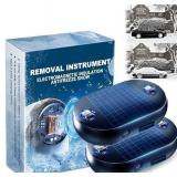 2 Pcs Electromagnetic Snow Removal, Anti-Freeze Electromagnetic Car Snow Removal Device, Electromagnetic Wave Anti Freezing and Snow Removal Device, Potable Snow Removal Device