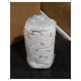 BEDELITE Fleece Blanket Twin for Bed Couch, 3D Jacquard Decorative Cream Throw, Soft Cozy Warm Plush Fuzzy, 60x80Inches