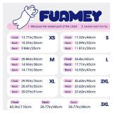 FUAMEY Dog Coat for Medium Dogs,Waterproof Dog Winter Jacket with Harness Built in Puppy Cold Weather Coats Reflective Pet Vest with Zipper Warm Fleece Dogs Snowsuit Windproof Red M