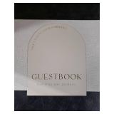 Beautiful Wedding Guest Book Set With Personalized 2025 Year for Your Wedding Reception Elegant Polaroid Photo Guestbook w Linen Cover, Sign, Luxury Pen & Adhesive Photo Corners to Capture Memorie