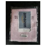 Eychei Multi Pack Blush Pink Satin Napkins 17 x 17 Inch - Silky Soft Jacquard Damask Table Cloth Set, Square Fabric Dinner Napkins for Wedding, Banquet, Party Decoration