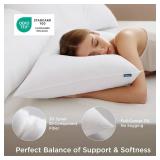 Bedsure Medium Firm King Pillows 2 Pack, Bed Pillows for Sleeping King Size Set of 2, Hotel Quality Premium Down Alternative for Medium Supportive Filling for Side, Back Sleepers