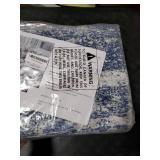 8x10 Area Rug for Living Room Bedroom: Abstract Washable Rug with Anti-Slip Backing Non-Shedding Stain-Resistant Soft Large Carpet for Dining Room Nursery Home Office - Gray/Blue