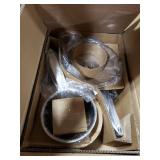 MICHELANGELO Stainless Steel Sauce Pan Set - 1, 2, 3 Qt Saucepans with Lids, Small Stainless Steel Pots for Cooking, Induction Compatible, Dishwasher & Oven Safe