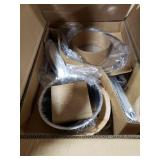 MICHELANGELO Stainless Steel Sauce Pan Set - 1, 2, 3 Qt Saucepans with Lids, Small Stainless Steel Pots for Cooking, Induction Compatible, Dishwasher & Oven Safe