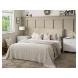 BOLUO White Nightstand for Bedroom,Small Night Stand with 2 Fabric Drawers Bedside Table Dorm Modern