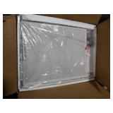 BOLUO White Nightstand for Bedroom,Small Night Stand with 2 Fabric Drawers Bedside Table Dorm Modern