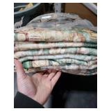 6x9 Vintage Rugs for Dining Room, Washable Rugs Non Slip Large Area Rug for Living Room Bedroom Office, Floor Decoration Big Rug Mat Low-Pile Kid & Pet Friendly(Border Green)