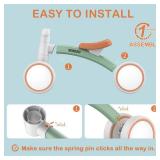 SEREED Baby Balance Bike for 1-2 Year Olds - 4 Wheels, First Bike for Toddlers, Birthday Gift (Green)