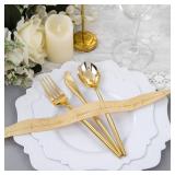 COLOSUS 60PCS White Plastic Plates for 30 guests-Fancy Plastic Beaded Plates,Disposable Christmas plastic plates,Include 30 PCS 10.5 Dinner Plates & 30PCS 8.25 Dessert-Platos for Christmas