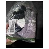 Suhine 6 Pairs Wrestling Socks Athletic Mid Calf Woven Wrestle Socks Wrestling Gifts for Adult Men Women Wrestler Team Gifts(Black, Gray)