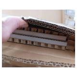 allen + roth Thomas Lake Rectangle Outdoor Dining Table 39-in W x 67-in L with Umbrella Hole, (Incomplete)