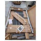 allen + roth Thomas Lake Rectangle Outdoor Dining Table 39-in W x 67-in L with Umbrella Hole, (Incomplete)