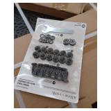 allen + roth Thomas Lake Rectangle Outdoor Dining Table 39-in W x 67-in L with Umbrella Hole, (Incomplete)