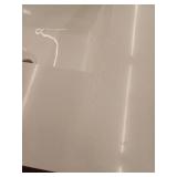 allen roth Cantrell 72-in Clear Oak Undermount Double Sink Bathroom Vanity with White Top - Retail: $1379