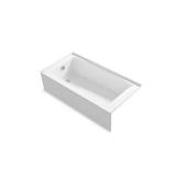 Kohler K-26109-La Entity 60  Three Wall Alcove Acrylic Soaking Tub - White - Retail: $753