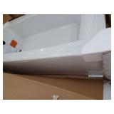 Kohler K-26109-La Entity 60  Three Wall Alcove Acrylic Soaking Tub - White - Retail: $753