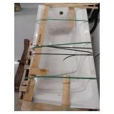 Kohler 60 x 32 Cast Iron Alcove Bath, Right Drain - Retail: $1200