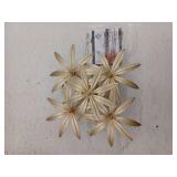 Minka Lavery Flower Child 12-in W 1 -Light Satin Gold Bohemian/global Wall Sconce - Retail: $119
