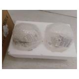 Living District Elegant Lighting 2 Light Bathroom Light Fixture, Black