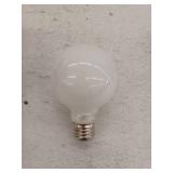 Bulbrite Solana 40 Watt Equivalent G25 Smart WiFi Connected 90CRI Globe LED Light Bulb  Milky Finish