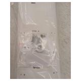 Commercial Electric 4 ft. 3600 Lumens LED Wraparound Ceiling Light Fixture 120V Hardwire Bright White 4000K