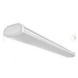 LED White Wraparound Ceiling Light  Low Profile 4 ft. 3600 Lumens  Direct Wire 4000K Bright White