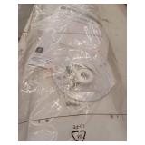 LED White Wraparound Ceiling Light  Low Profile 4 ft. 3600 Lumens  Direct Wire 4000K Bright White